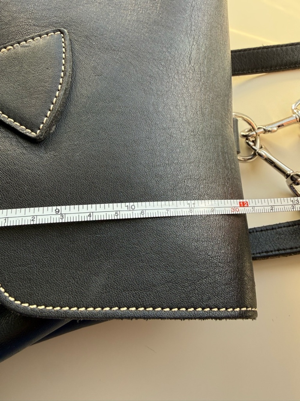 Vintage Black Leather Dooney & Bourke Backpack - Picture 10 of 11